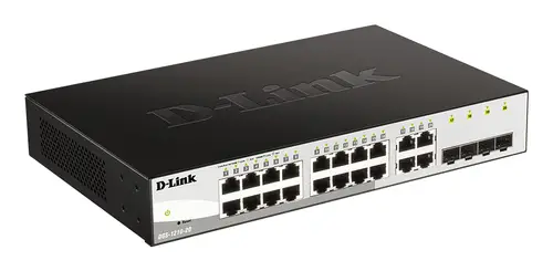 DGS-1210-20 switch Gestionado L2 Gigabit Ethernet (10/100/1000) 1U Negro - Imagen 2