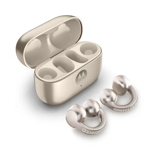 moto buds loop Auriculares Inalámbrico Clip de oreja Llamadas/Música/Deporte/Uso diario Bluetooth Beige - Imagen 2