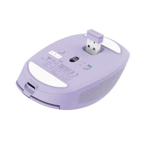 Ozaa ratón Oficina mano derecha RF Wireless + Bluetooth Óptico 3200 DPI - Imagen 5