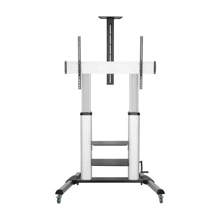 FT100TE-125 soporte para pantalla de señalización 2,54 m (100") Negro, Plata