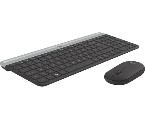 920-009198 teclado Ratón incluido Universal RF inalámbrico QWERTY Español Grafito - Imagen 6