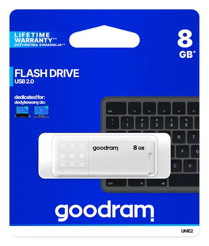 UME2 unidad flash USB 8 GB USB tipo A 2.0 Blanco - Imagen 5