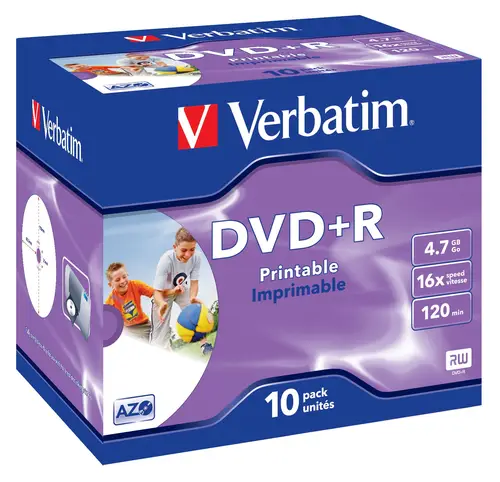 43508 DVD en blanco 4,7 GB DVD+R 10 pieza(s) - Imagen 1