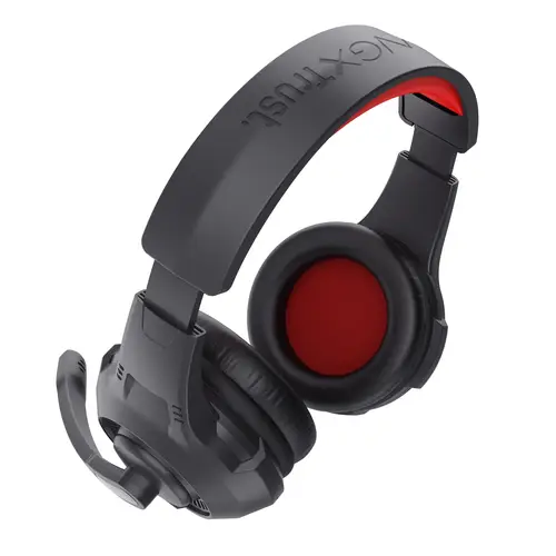 24785 auricular y casco Auriculares Alámbrico Diadema Juego Negro, Rojo - Imagen 5