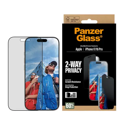 PanzerGlass Privacy Protector iPhone 17-16Pro - Imagen 2