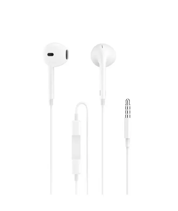 EAUR-APW auricular y casco Auriculares Alámbrico Dentro de oído Llamadas/Música Blanco