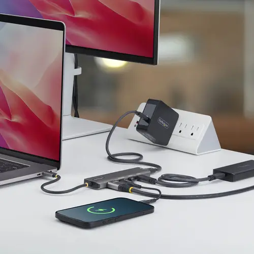 Mini Dock USB-C A HDMI - Adaptador Multipuertos Tipo C - PD de 140W - 4K 60Hz - Hub USB 10Gbps - Para MacBook / Dell / ThinkPad / HP - Imagen 6