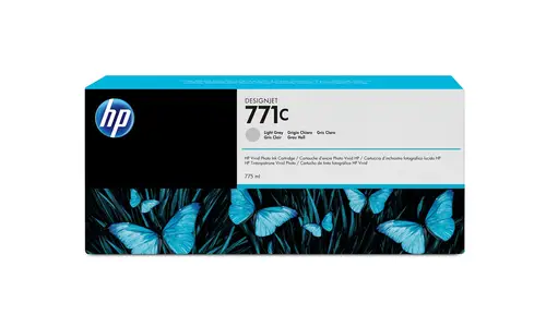 Cartucho de tinta DesignJet 771C gris claro de 775 ml - Imagen 1