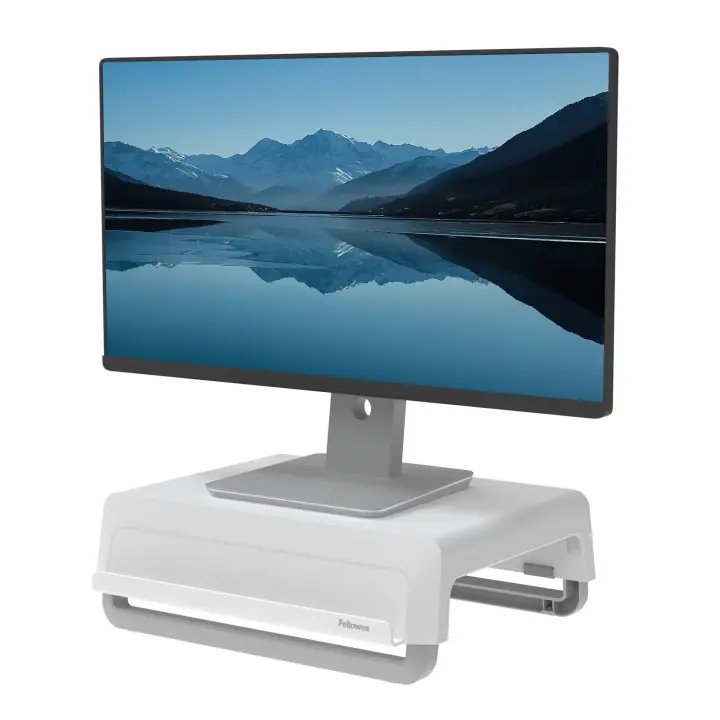 100016561 soporte para monitor Escritorio Gris, Blanco