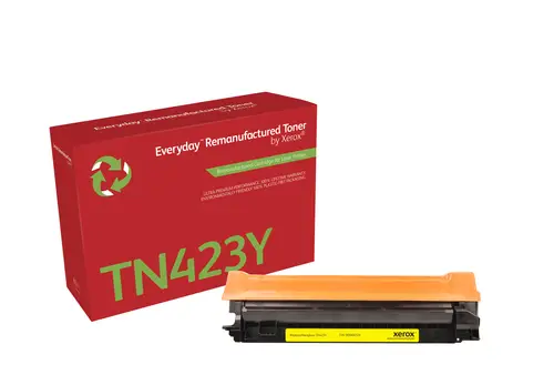 Remanufacturado Everyday Tóner Everyday Amarillo remanufacturado de Xerox es compatible con Brother TN423Y, Capacidad alta - Imagen 1
