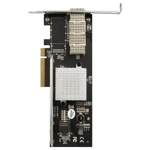 Tarjeta de Red QSFP+ 40G 1 Puerto - Adaptador Convergente QSFP+ Abierto Intel XL710 - NIC PCIe 40 Gigabit Ethernet - Tarjeta LAN Fibra Óptica - Dell PowerEdge HPE ProLiant - Imagen 4