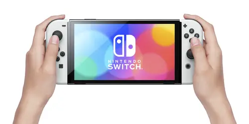 Switch OLED videoconsola portátil 17,8 cm (7") 64 GB Pantalla táctil Wifi Blanco - Imagen 7