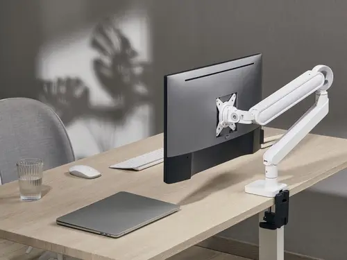 Soporte de escritorio para monitor de 17«-35», blanco - Imagen 7