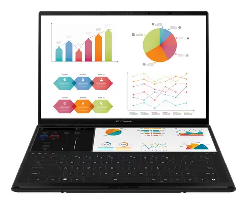 Zenbook Duo OLED UX8406CA-QL336W - Ordenador Portátil 14" WUXGA (Intel Core Ultra 7 255H, 32GB RAM, 1TB SSD, Arc 140T, Windows 11 Home) Gris Tintero - Teclado QWERTY español - Imagen 6