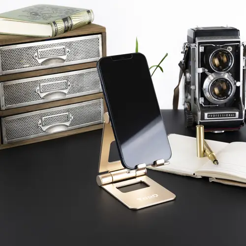 Keops Soporte pasivo Teléfono móvil/smartphone, Tablet/UMPC Oro - Imagen 9