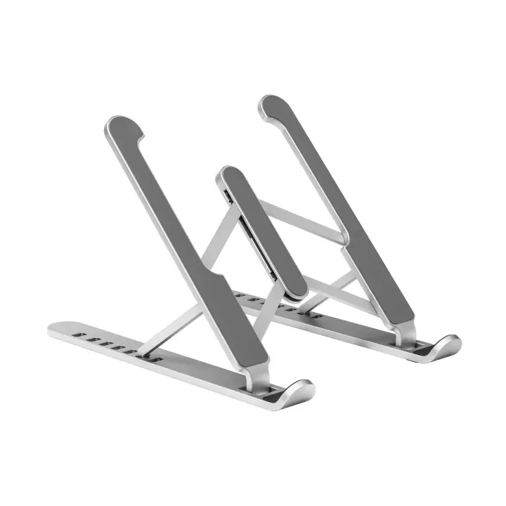 Soporte De Sobremesa Ajustable Para Portatil / Tablet, Plata