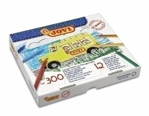 CERAS JOVI HEXAGONAL CAJA DE 300 SURTIDA