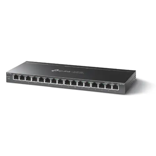 TL-SG116P switch No administrado Gigabit Ethernet (10/100/1000) Energía sobre Ethernet (PoE) Negro - Imagen 2