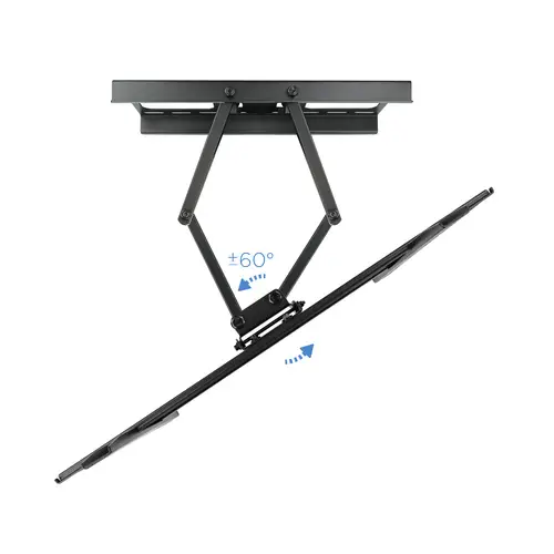 SOPORTE GIRATORIO E INCLINABLE PARA MONITOR / TV LCD, PLASMA DE 37-70, NEGRO - Imagen 4