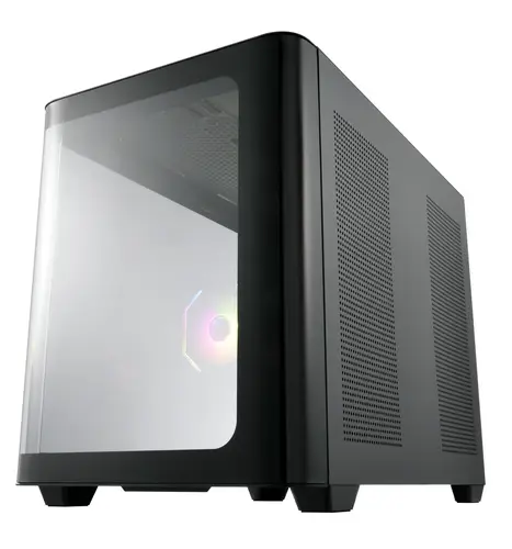 CAJA MICRO-ATX SEMITORRE FSP S380 RGB NEGRA 3 FANS - Imagen 8