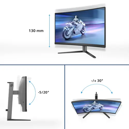 Evnia 5000 27M2C5200W/00 pantalla para PC 68,6 cm (27") 1920 x 1080 Pixeles Full HD LCD Negro - Imagen 3