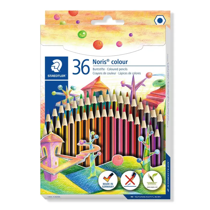 Noris colour 185 laápiz de color Multicolor 36 pieza(s)