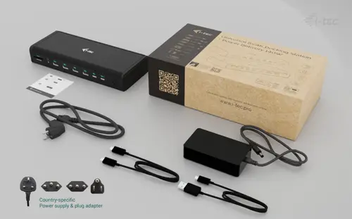 Universal 6x 4K/60Hz Display Docking Station + Power Delivery 140W - Imagen 3