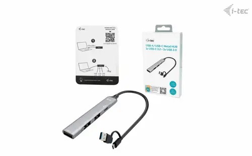 USB-C/USB-A Metal HUB 1x USB 3.0 + 3x USB 2.0 - Imagen 4