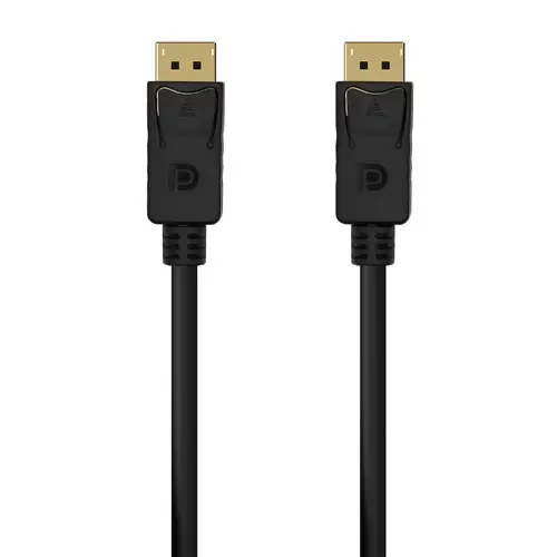 Cable DISPLAYPORT V1.2 4K@60Hz, DP/M-DP/M, Negro,1.5M - Imagen 1