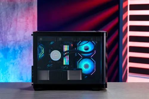 CAJA MICRO-ATX SEMITORRE FSP S380 RGB NEGRA 3 FANS - Imagen 15