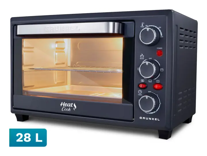 HR-28COOK horno 28 L 1600 W Negro, Acero