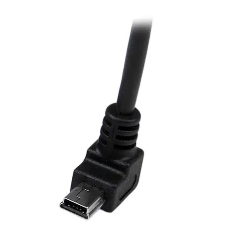 Cable Adaptador 2m USB A Macho a Mini USB B Macho Acodado en Ángulo hacia Abajo - Imagen 4