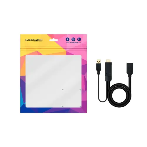 Conversor HDMI 2.0 a DisplayPort V1.2 Negro, 20 cm - Imagen 5