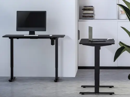ERGO Bipedestador eléctrico con escritorio, negro - Imagen 8
