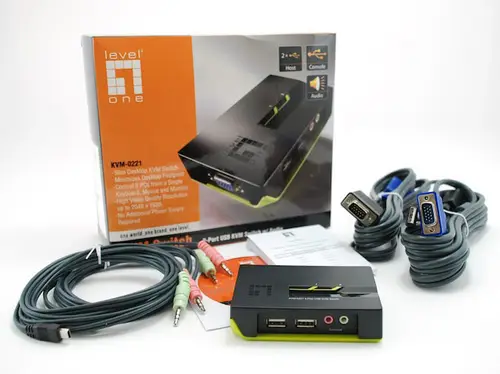 Switch KVM de 2 puertos USB con audio - Imagen 4