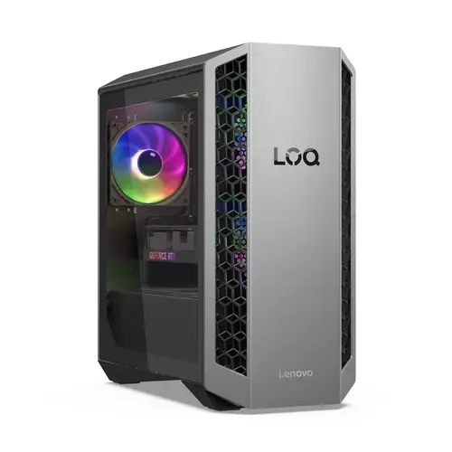 LOQ Tower 26ADR10 AMD Ryzen 7 8745HX 16 GB DDR5-SDRAM 512 GB SSD NVIDIA GeForce RTX 5050 Windows 11 Home Torre PC Negro - Imagen 3