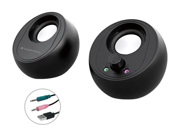 BJORN01B altavoz De 2 vías Negro Inalámbrico y alámbrico 10 W