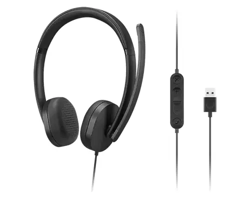 4XD1P83425 auricular y casco Auriculares Alámbrico Diadema Llamadas/Música USB tipo A Negro - Imagen 2