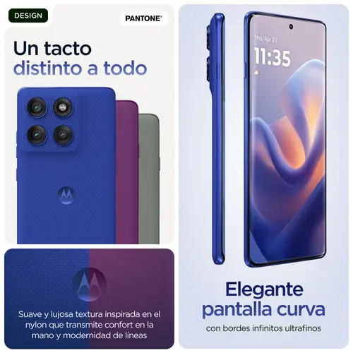 edge 60 pro 16,9 cm (6.67") SIM doble Android 15 5G USB Tipo C 12 GB 512 GB 6000 mAh Azul - Imagen 16