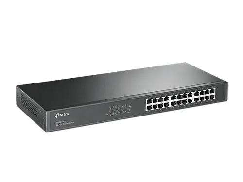 TL-SG1024 No administrado Gigabit Ethernet (10/100/1000) 1U Negro - Imagen 2