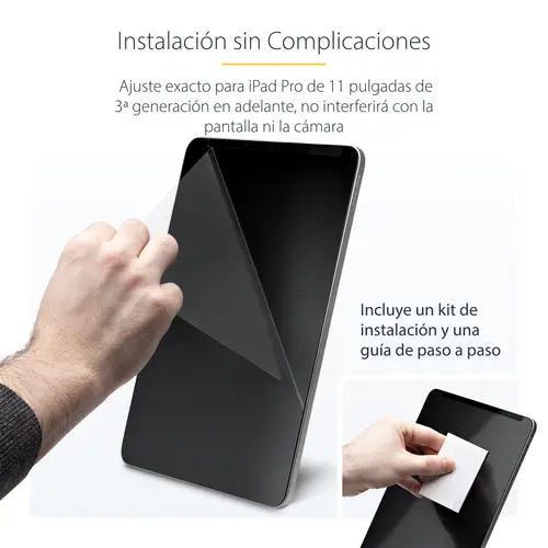 Filtro de Privacidad Táctil de 4 Vías para Orientación Horizontal/Vertical +/-30&deg  Anti Luz Azul (51%) Antirreflejo para iPad Pro de 11 Pulgadas - Imagen 14