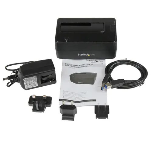 Docking Station USB 3.0 (5Gbps) a SATA de 1 Bahía para Disco Duro - Base USB 3.0 (5Gbps) para Discos Duros SSD de 2,5/3,5 SATA I/II/III - de Carga Superior - Imagen 4