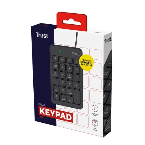 22221 teclado numérico Portátil/PC USB Negro - Imagen 3