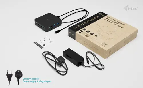 USB-C DP Dual HDMI Docking Station with Power Delivery 100 W + Universal Charger 100W - Imagen 5