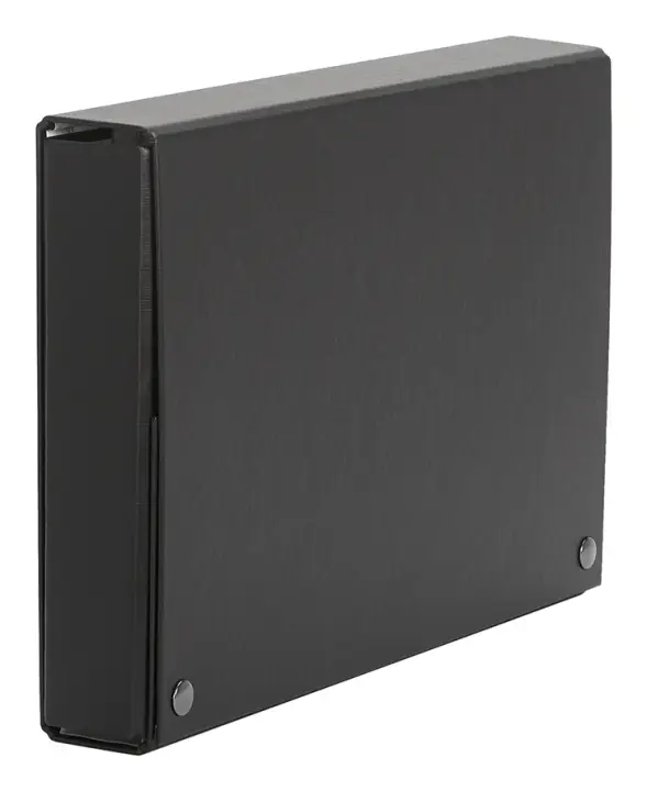 965001 archivador organizador Cloruro de polivinilo (PVC) Negro