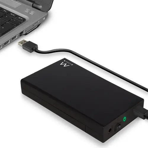 EW7056 caja para disco duro externo Caja de disco duro (HDD) Negro 3.5" - Imagen 6