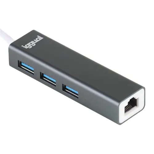 IGG319260 base para portátil y replicador de puertos Alámbrico USB 3.2 Gen 1 (3.1 Gen 1) Type-A Negro - Imagen 3