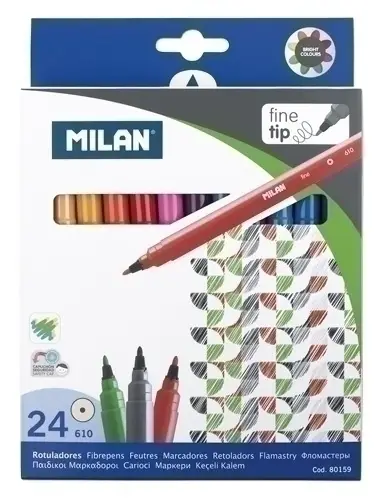ROTULADOR  MILAN 610 ESTUCHE DE 24 - Pack de 6 unidades