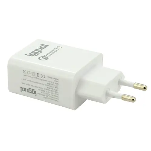Cargador doble USB QC3.0 + tipo C PD 20W - Imagen 2