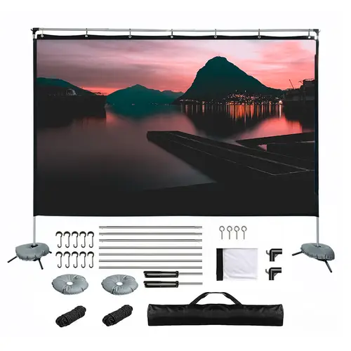 Pantalla exterior portable 120" 265x149 cm - Imagen 4